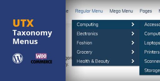 UTX Taxonomy Menus for WordPress