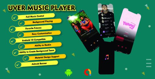 UverMusic Player| AudioMack Clone |Best Music Player with Possible admob Integration