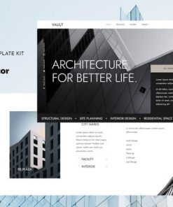 Vault - Architecture Interior Elementor Template Kit