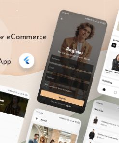 Vaxim - Clothing Retail Online Shop Flutter App + Admin Dashboard