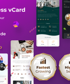 vCard SaaS - Business Card Builder SaaS - Laravel VCard Saas - NFC Card - With Mobile App