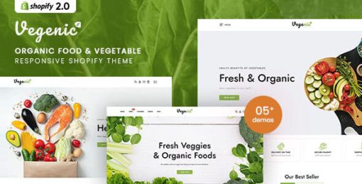 Vegenic - Organic Food Responsive Shopify Theme
