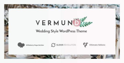 Vermund - Elegant Wedding WordPress Theme