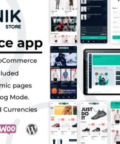 Veronik Store -  Flutter 2x - WooCommerce Android & Ios  e-commerce