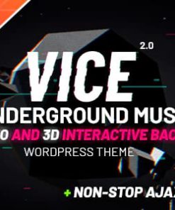 Vice: Underground Music Elementor WordPress Theme