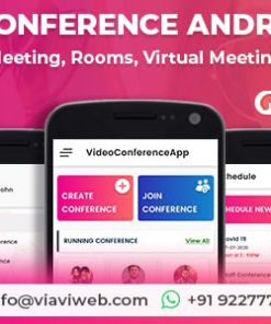 Video Conference Android App (Meeting, Rooms, Virtual Meeting)