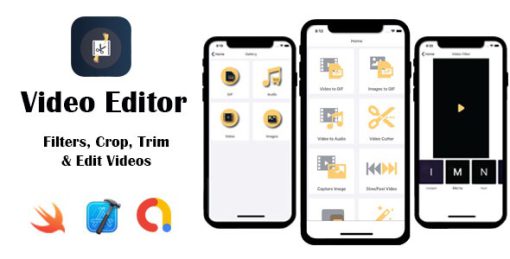 Video Editor - Filters, Crop, Trim & Edit Videos | Google AdMob | iOS Source Code