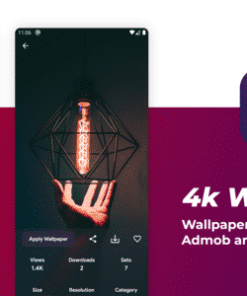 Video Live Wallpaper App with Admin Panel and Admob, Facebook Ads