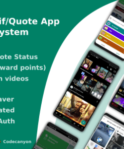 Video/Image/Gif/Quote App With Earning system (Reward points)