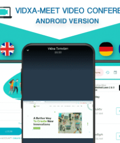 VIDXA MEET – Free Video Conferencing & Audio Conferencing App | Zoom Clone (Android + Admin Panel)