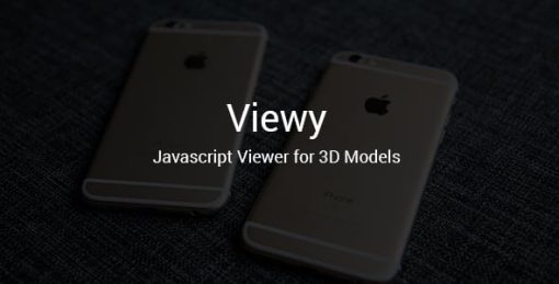 Viewy - Javascript Viewer for 3D Models