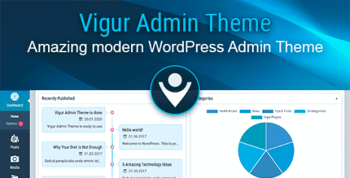 Vigur Theme - WordPress Admin Theme