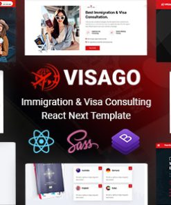 Visago - Immigration and Visa Consulting React Template