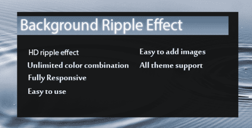 Visual Composer - Background Ripple Effect