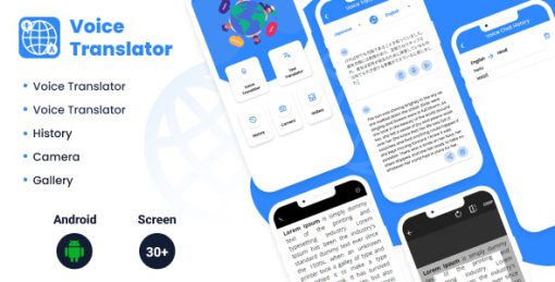 Voice Translator - All Languages Translator Free, Camera, From Photos, Text Translator