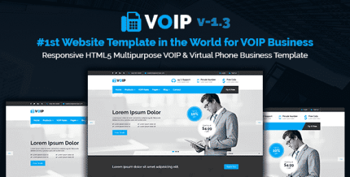 Voipbiz | Responsive VOIP & Virtual Phone Business HTML5 Template