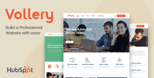 Vollery - Multi-Purpose HubSpot Theme