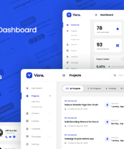 Vora - Saas Admin Dashboard Laravel 8.x Template