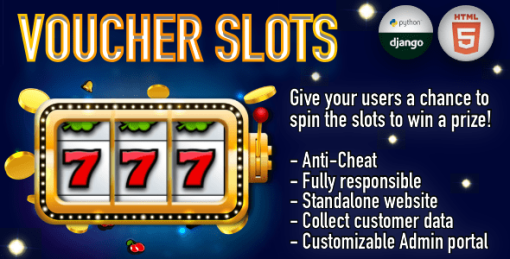 Voucher Slots - Give your audience a chance to win a prize