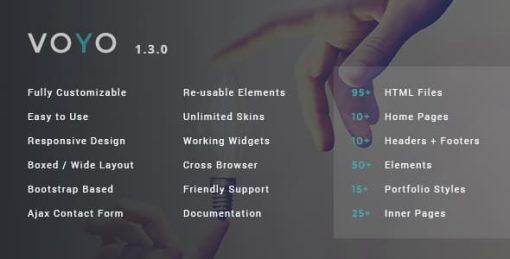 Voyo - Fully customizable Multipurpose Template