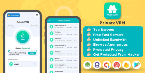 Private VPN Android App Source Code - VPN Unlimited Proxy Servers- Regular