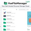 Vue File Manager Light - Your Private Storage Cloud