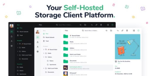 Vue File Manager - Store, Share & Get Files Instantly - Private Cloud Build on Vue & Laravel