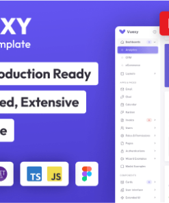 Vuexy - Vuejs, React - Next.js, HTML, Laravel & Asp.Net Admin Dashboard Template