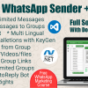 WaBulker Bulk WhatsApp sender With Buttons + Group Sender + WhatsApp Autobot