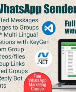 WaBulker Bulk WhatsApp sender With Buttons + Group Sender + WhatsApp Autobot