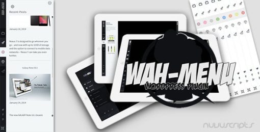 Wah-Menu For Wordpress