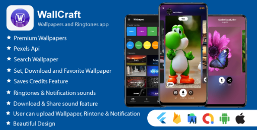 WallCraft Wallpapers and Ringtones app