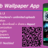 Wallpaper App with Google Photos Backend - No Server Needed + Admob  interstitial And Banner Ads