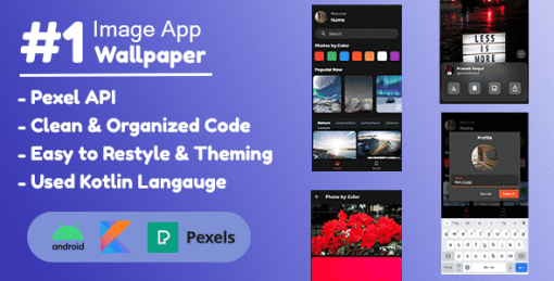 Wallpaper - Pexel API