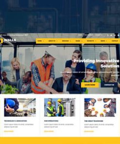 Walls - Construction HTML Template