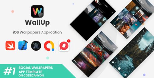 WallUp | iOS Social Wallpapers Application [XServer]
