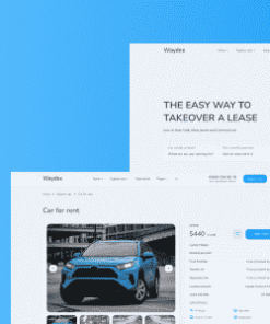 Waydex – Car rental HTML Template