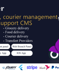 We Courier - Courier and logistics management CMS with Merchant,Delivery app