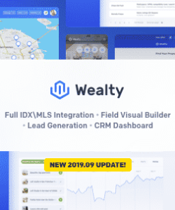 Wealty - Multipurpose Real Estate WordPress Theme