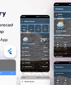 Weathery - Weather Forecast & Radar Map Flutter App