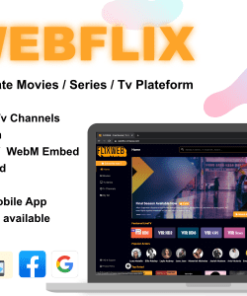 WebFlix - Movies - TV Series - Live TV Channels - Subscription