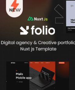 Webfolio - Creative Portfolio & Digital Agency Nuxt-js Template