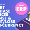 WEBLOOK MINI ERP System - Export, Purchase, Invoices, Expense, Bank & Cash, Profit/Loss