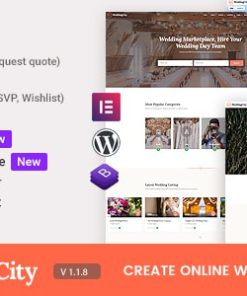 WeddingCity - Directory & Listing WordPress Theme