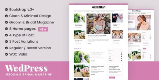 WedPress - Wedding & Betrothal & Married WordPress Theme