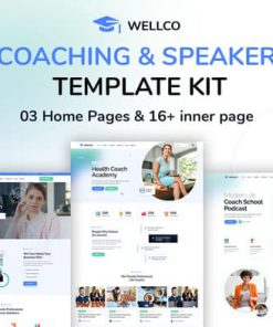 Wellco - Coaching & Speaker Elementor Template Kit