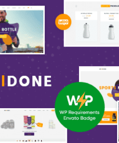 Welldone - Sports & Fitness Nutrition and Supplements Store WordPress Theme