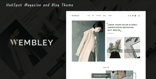 Wembley - Magazine and Blog HubSpot Theme