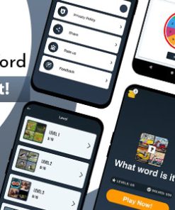 What word is it - 4 Pictures 1 Word Trivia game with admob ready to publish