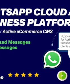 WhatsApp Business Platform Integration for Active eCommerce CMS - Notifications addon